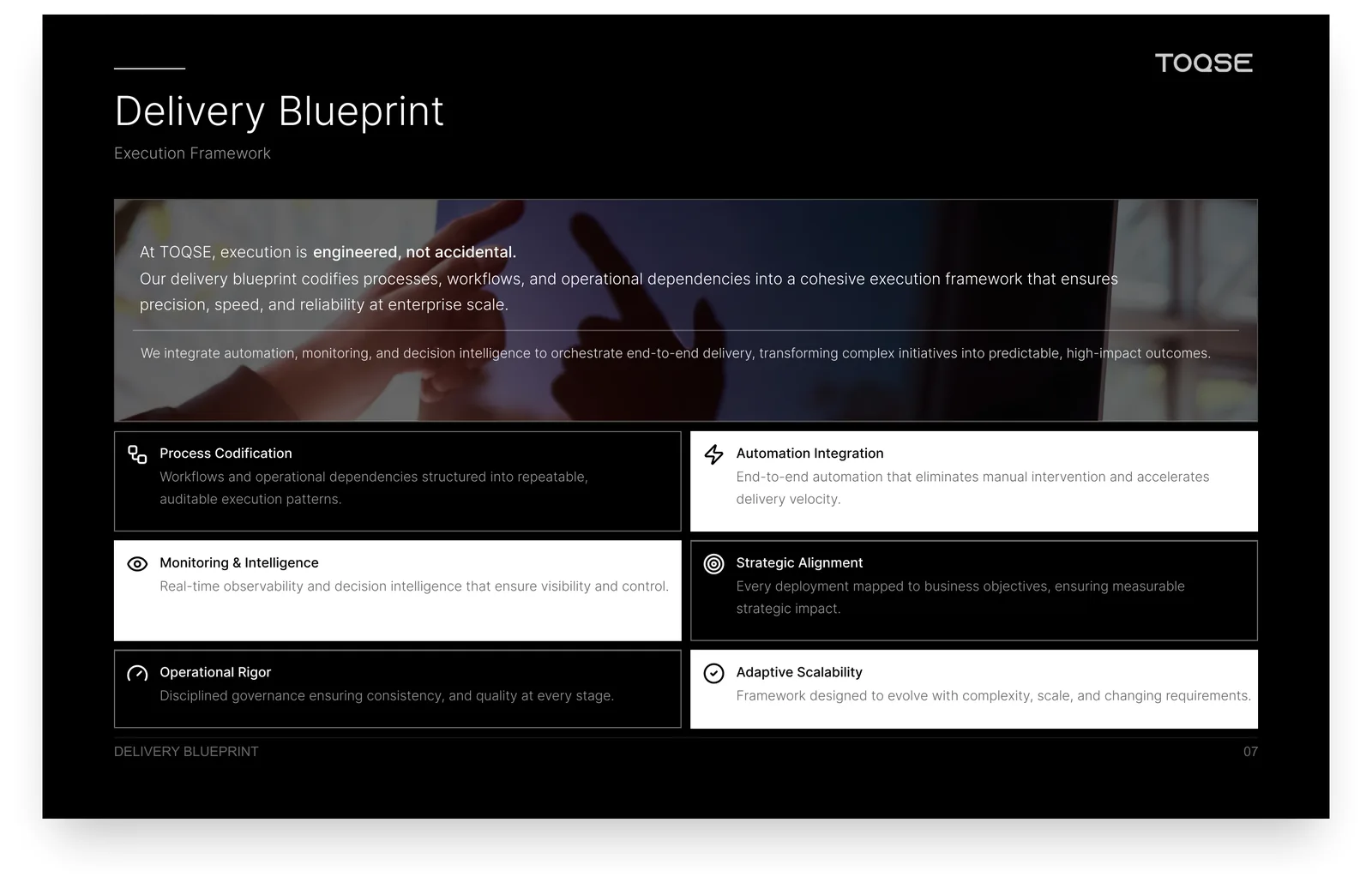 Delivery Blueprint — Execution Framework